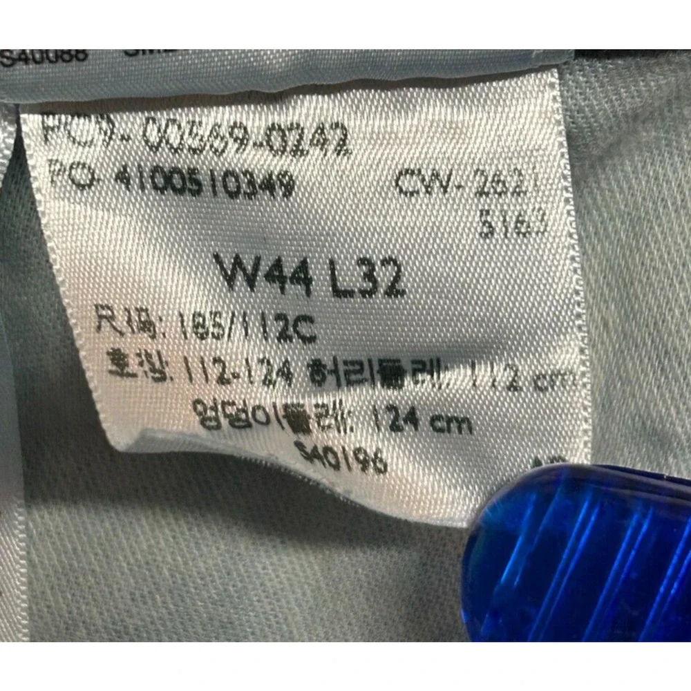 Levis 569 Jeans Mens 44X32 Blue Measures‎ 44X31 Dark Wash Straight Leg